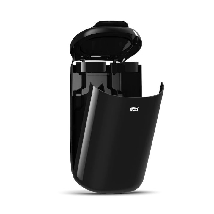 Tork, afvalbak, 5 liter, B3, zwart, 564008 - 1