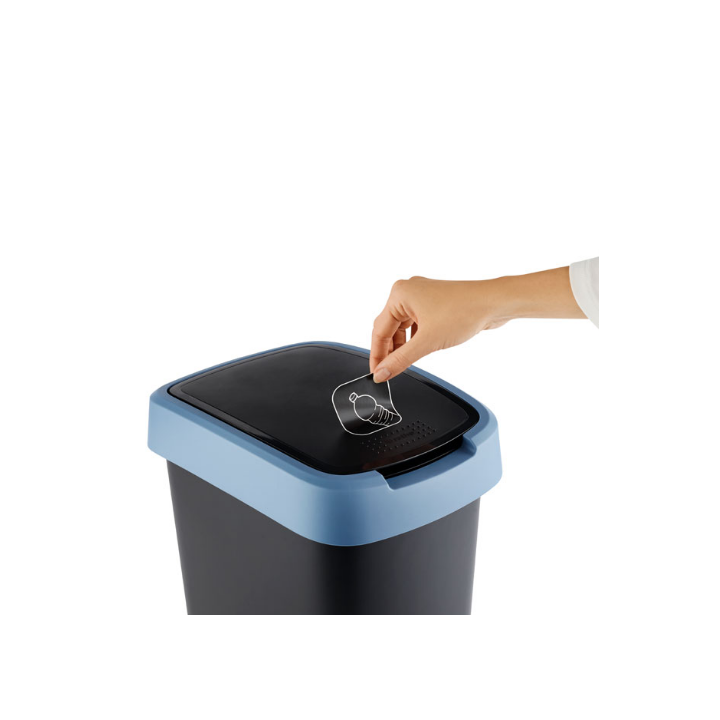 Twist, afvalbak, 10 liter, horizon blauw, VB 246639 - 2