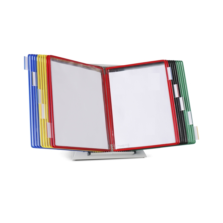 Zichtpanelensysteem bureau tarifold a4 ass 20st(434209) - 0