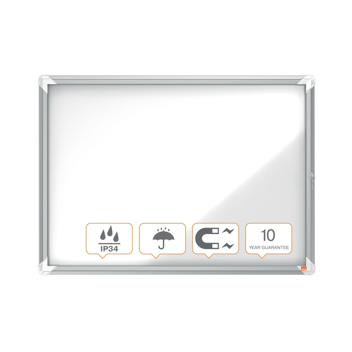 Vitrinekast buiten nobo glas magnetisch 8x a4(1902579) - 1