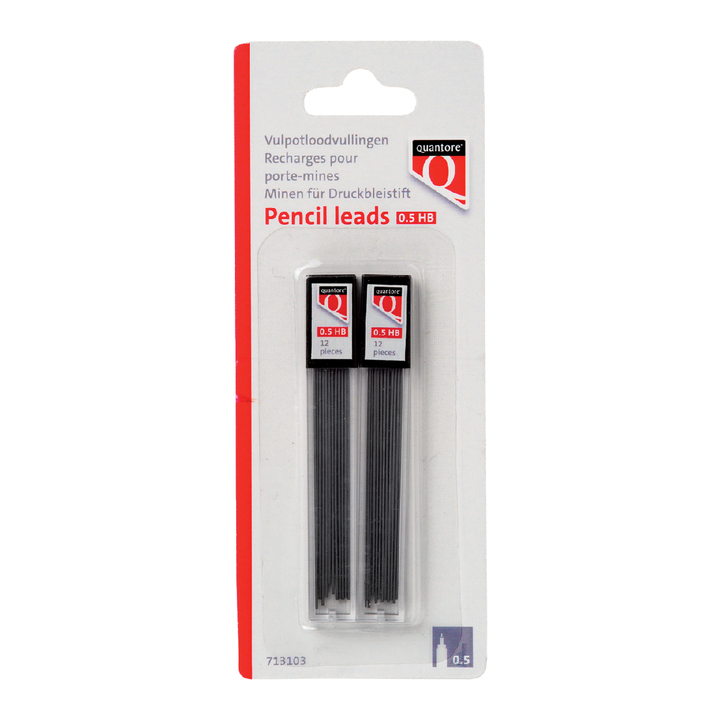 Potloodstift quantore 0.5mm hb(tqd0209) - 0