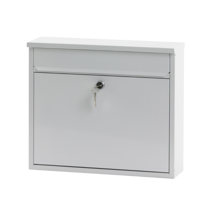 Wandbrievenbus Granadan, 360x110x315 mm, wit, VB 440160 - 0