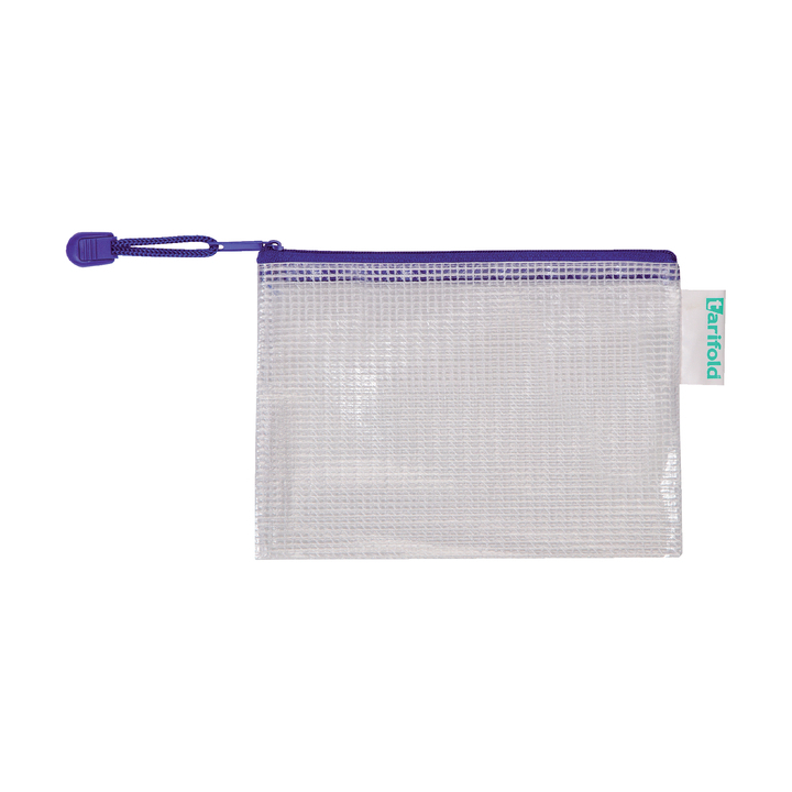 Opbergtas tarifold met rits a6 blauw(509061) - 0