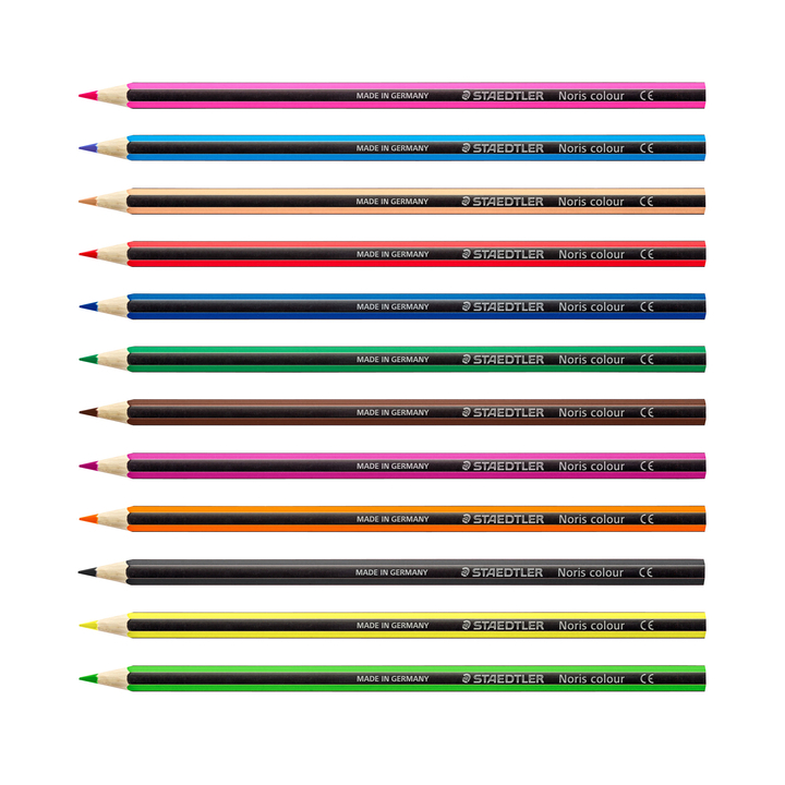 Kleurpotlood staedtler noris 185 oranje 185-4 - 1