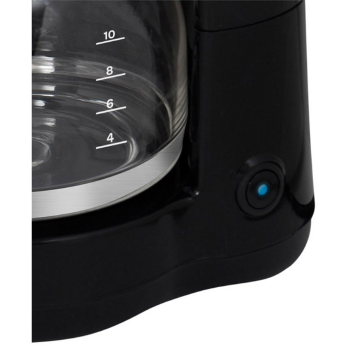 Inventum, koffiezetapparaat, 1.25 liter, zwart met RVS, KZ612 (1 stuk) - 2