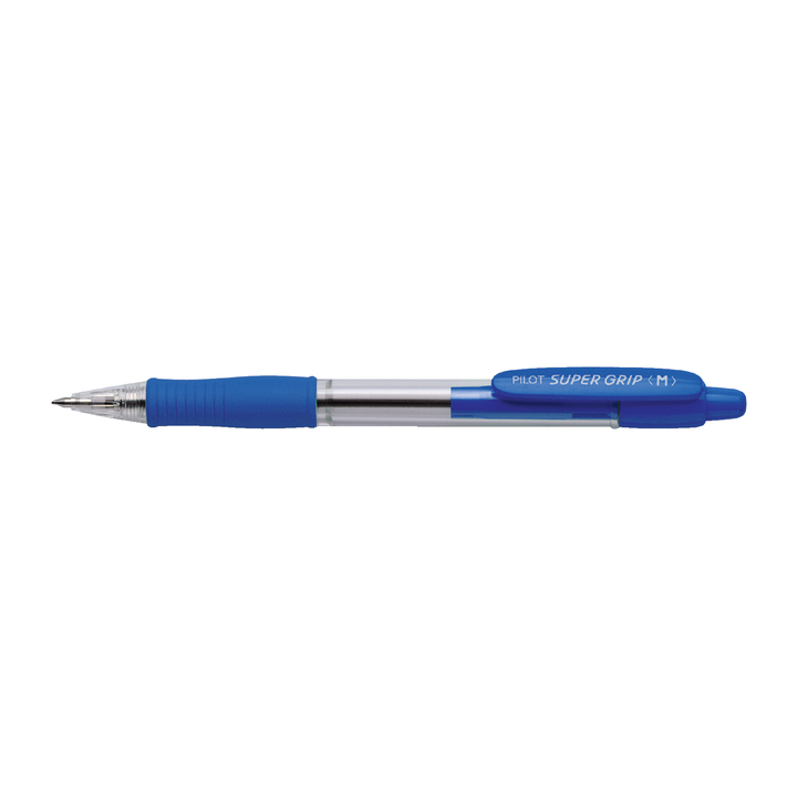 Balpen pilot supergrip retractable blauw - 0