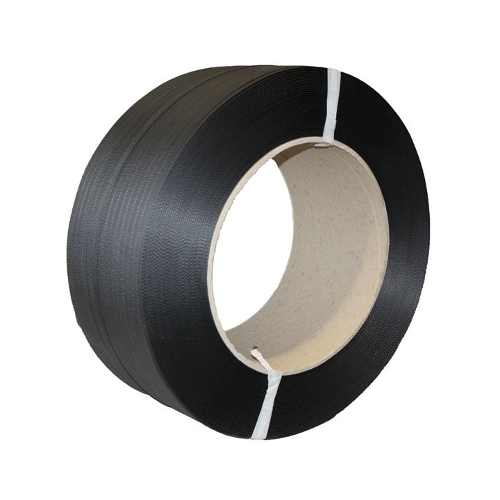 Omsnoeringsband, PP, 12mm x 2500m, 0,63mm, K280, zwart,2 rol - 0