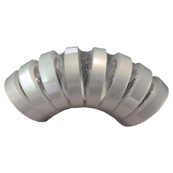 Plakband, PP/Acryl, 19mm x 66m, transparant, (pak a 8 rol) - 1