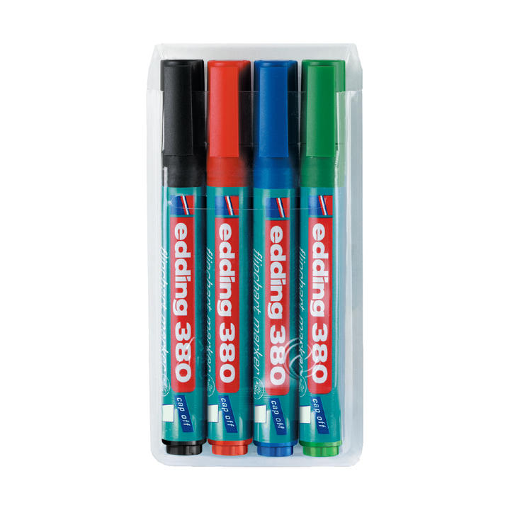Viltstift edding 380/4s flipover rond 2mm ass(3888000) - 0
