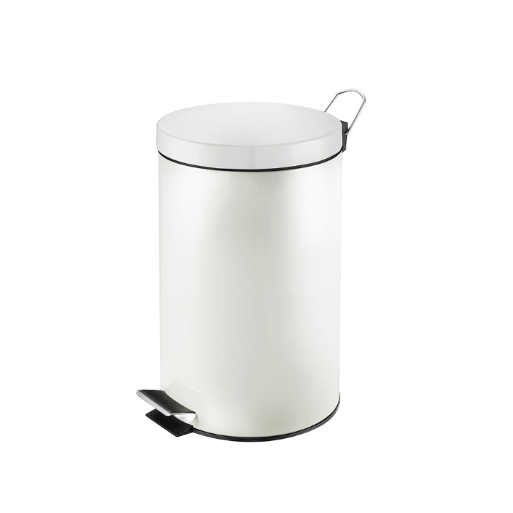 Pedaalemmer Met Binnenemmer | 12 Liter | Wit | VB 222212 - 0