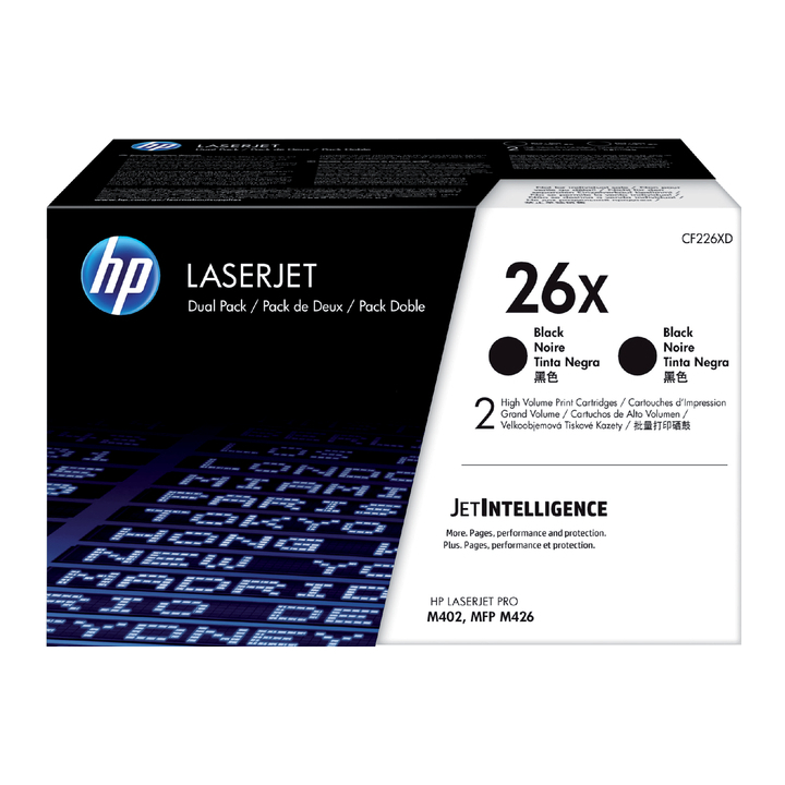 Tonercartridge hp 26x cf226xd 9k zwart(cf226xd) - 0