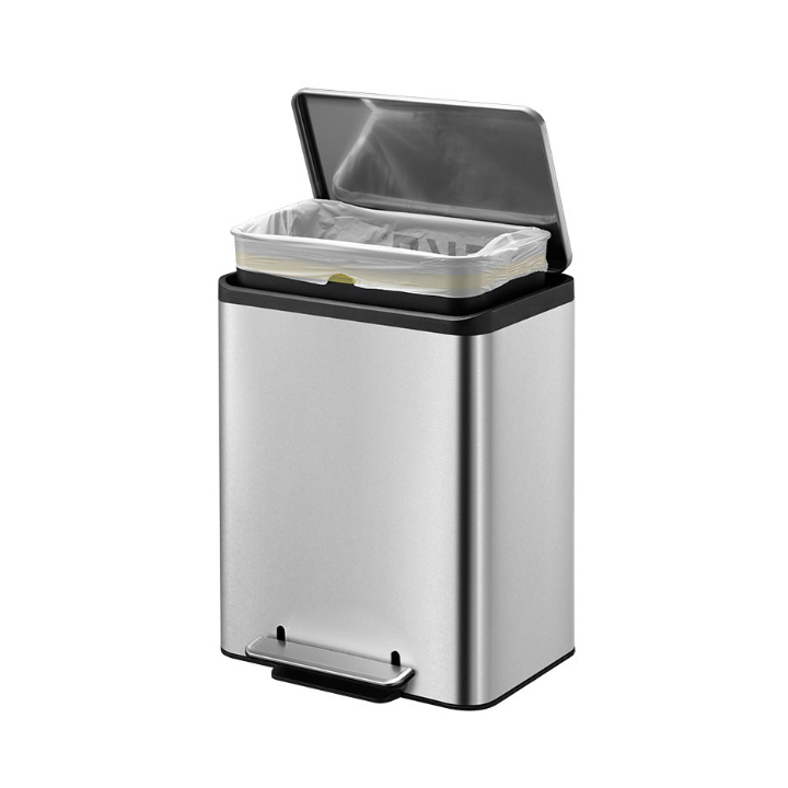 Eko Ecocasa, pedaalemmer, 30 liter, mat RVS, VB 912830 - 1
