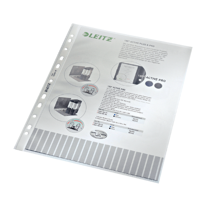 Showtas leitz 4704 a4 4r pp 0.10mm nerf - 0