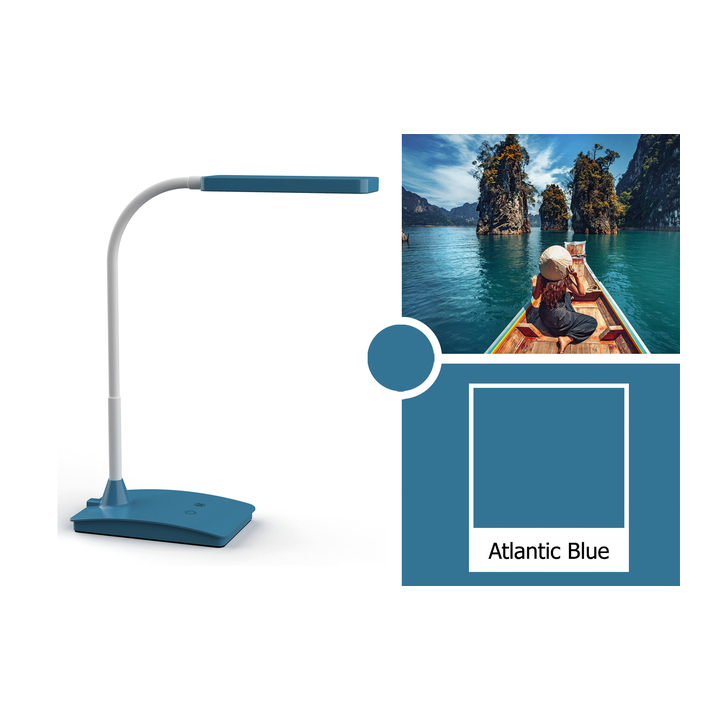 Bureaulamp maul pearly led colour dimbaar blauw(8201732) - 1