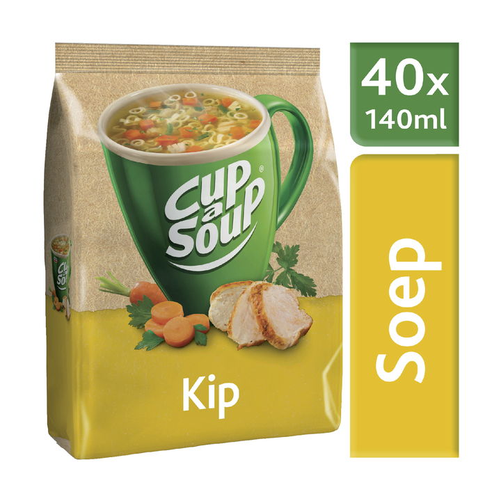 Cup-a-Soup, dispenserverpakking soep, 140ml, kip (40 porties) - 0