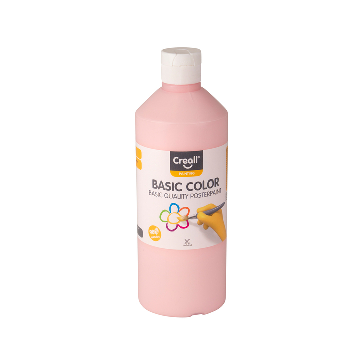 Plakkaatverf creall basic pastel rood 500ml(30094) - 0