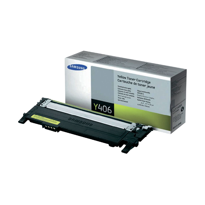 Tonercartridge samsung clt-y406s 1k geel(samt406y) - 0