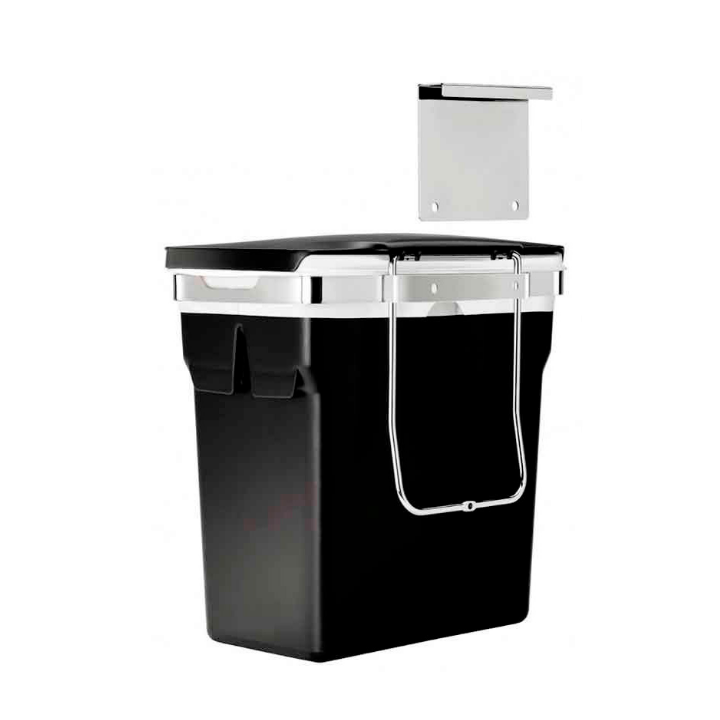 Simplehuman In-Cabinet , afvalbak, 10 liter, zwart,VB 016498 - 1