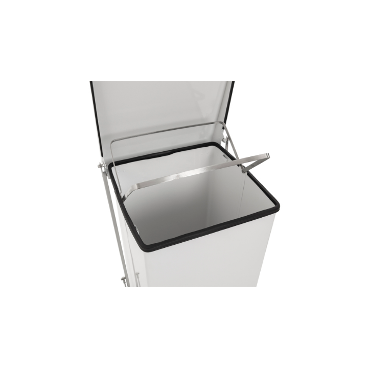 Industriële pedaalemmer, HACCP, 90 liter, wit, VB 058136 - 1