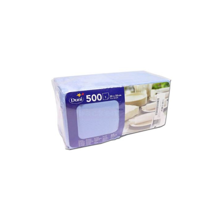 Duni Tissue, servet, 33x33 cm, 1-laags, Azur, 151797 (3000 stuks)  | OP=OP AANBIEDING - 0