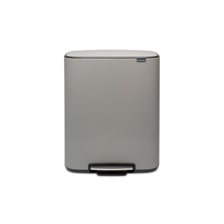Brabantia, pedaalemmer, 60 liter, concrete grey, VB 211348 - 1