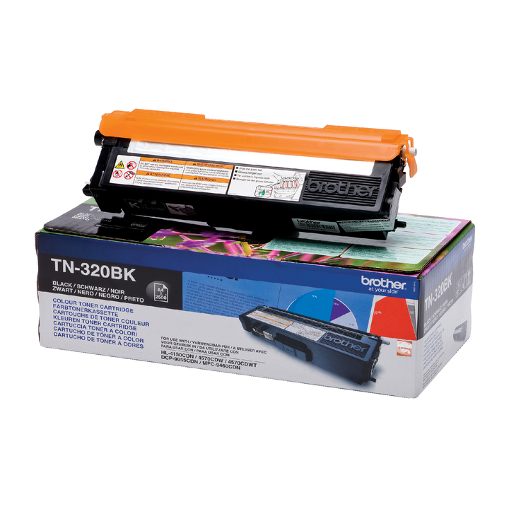 Toner brother tn-320bk 2.5k(tn-320bk) - 0
