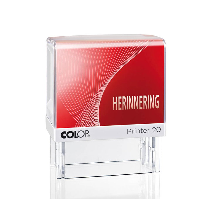 Tekststempel colop printer 20 herinnering rood - 0