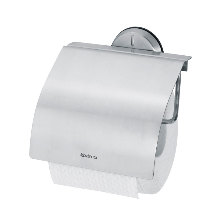 Brabantia | Toiletrolhouder Met Deksel | Mat RVS | VB 399923 - 0
