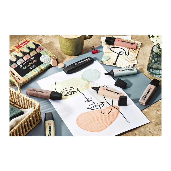 Markeerstift stabilo boss 70/193 nature warmgrijs(70/193) - 3