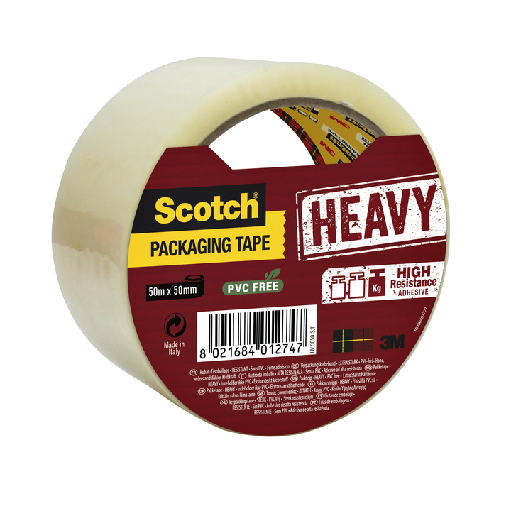 Verpakkingstape scotch hv5050 50mmx50m transparant(hv5050st) - 0