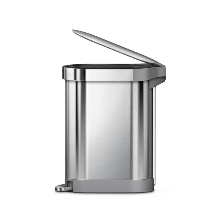 Simplehuman, pedaalemmer, 45 liter, mat RVS, VB 020051 - 2