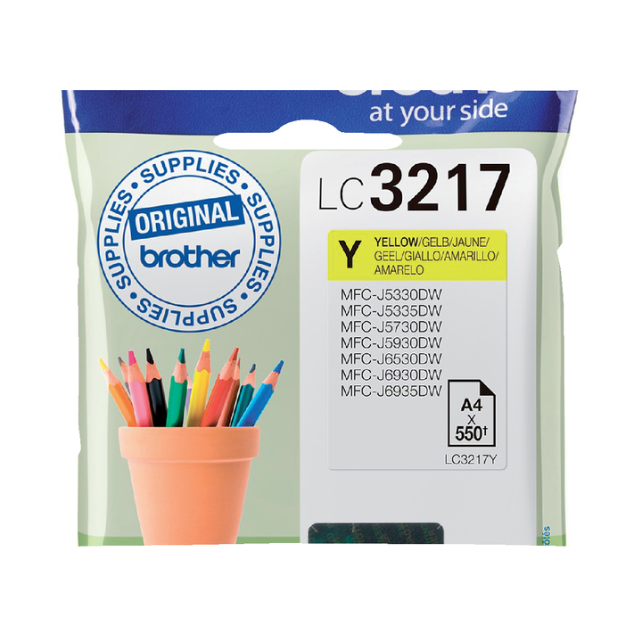 Inkcartridge brother lc-3217 geel(lc3217y) - 0