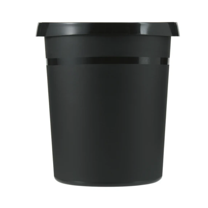 Kunststof Papierbak | Rond | 18 Liter | Zwart | VB 090040 - 0