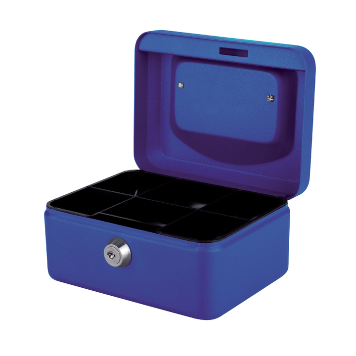 Geldkist quantore 150x115x80mm blauw(1000338q) - 0