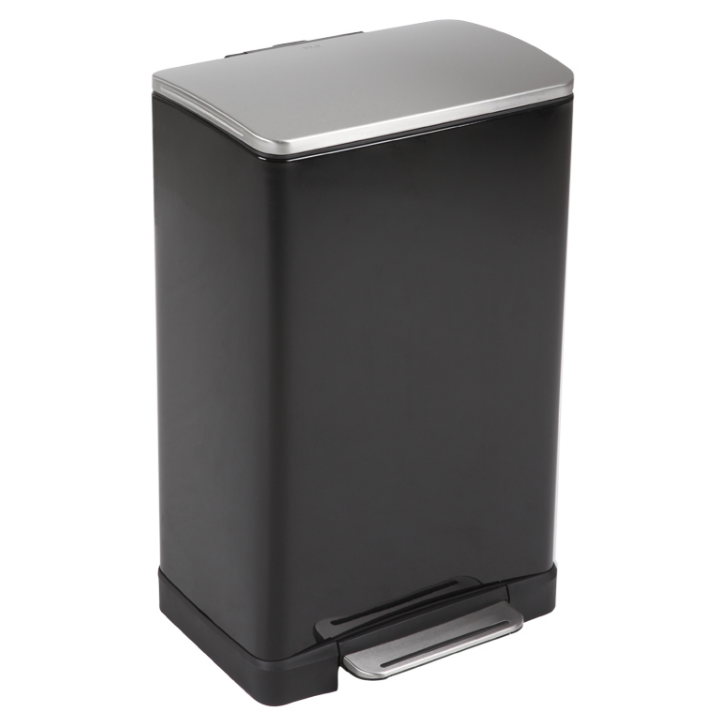 E-Cube EKO, pedaalemmer, 40 liter, zwart/mat RVS, VB 926840 - 0