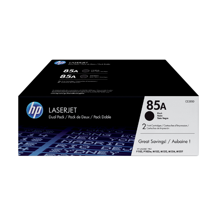 Tonercartridge hp ce285ad no 85a 16k duopack doos/2 stuks - 0
