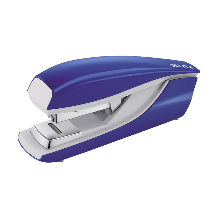 Nietmachine leitz 5523 24/6+26/6 flatclinch blauw - 0