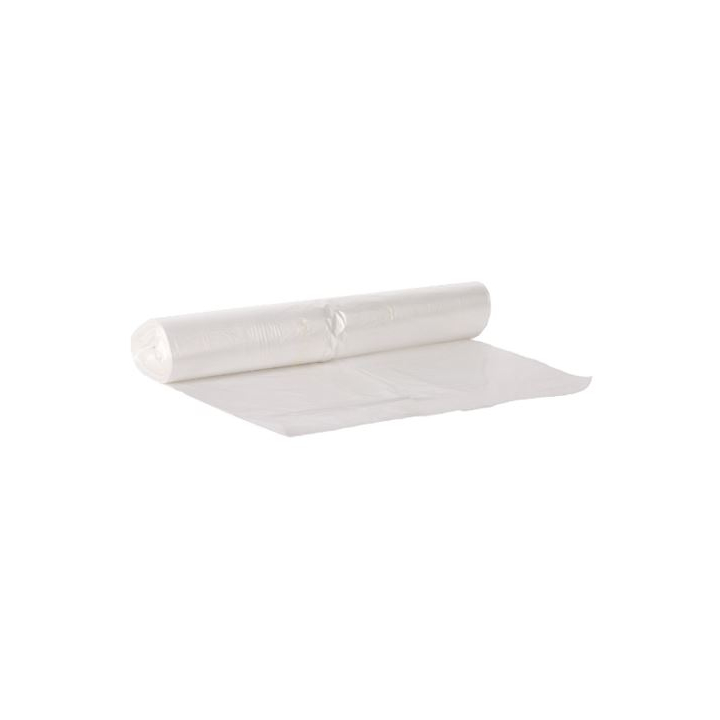 Vuilniszak | HDPE | 58x100cm | 70 Liter | T23 | Transparant (20 zakken)  - 0