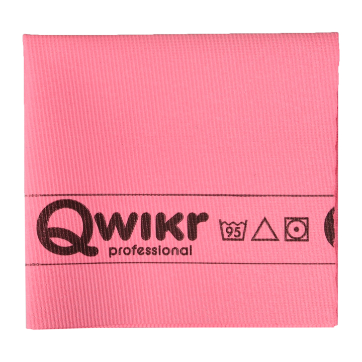 Qwikr, microvezeldoek, 40x32cm, rood (50 stuks) - 0