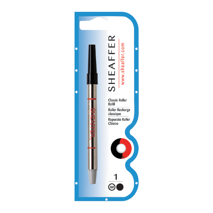 Rollerpenvulling sheaffer classic medium zwart - 0