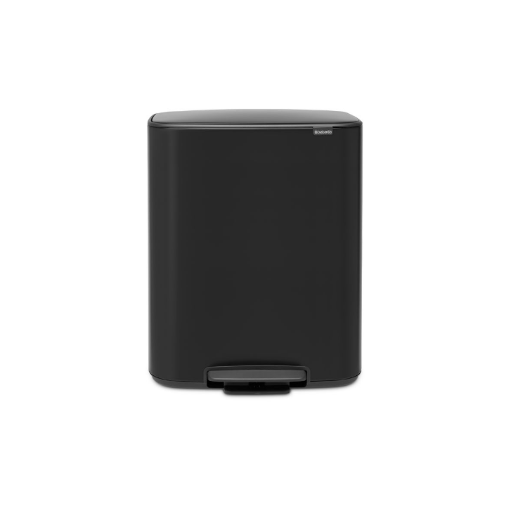 Brabantia, Bo pedaalemmer, 2x30 liter, zwart, VB 211508 - 1
