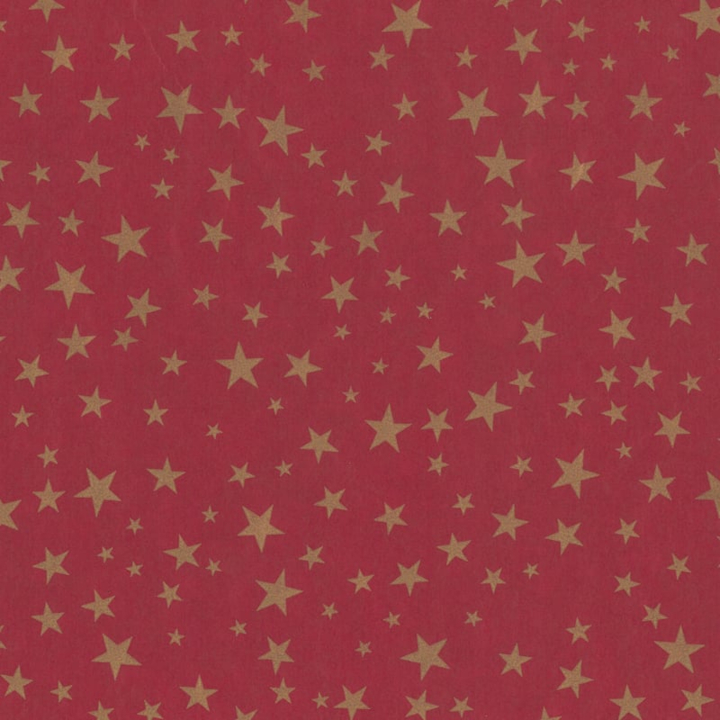 Cadeaupapier Kerst, 50cm x 200 meter, D074, rood - 0