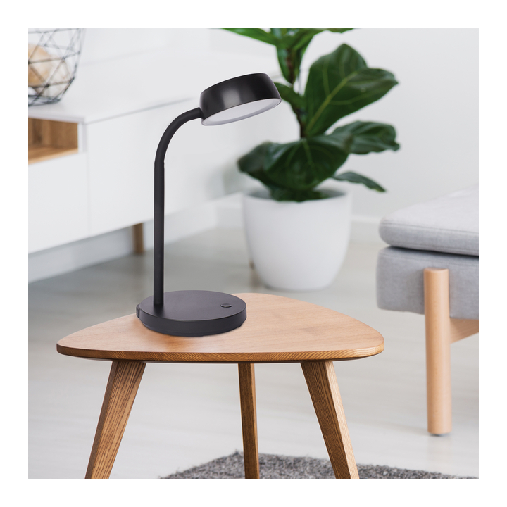 Bureaulamp maul abby led op voet zwart(8200790) - 2
