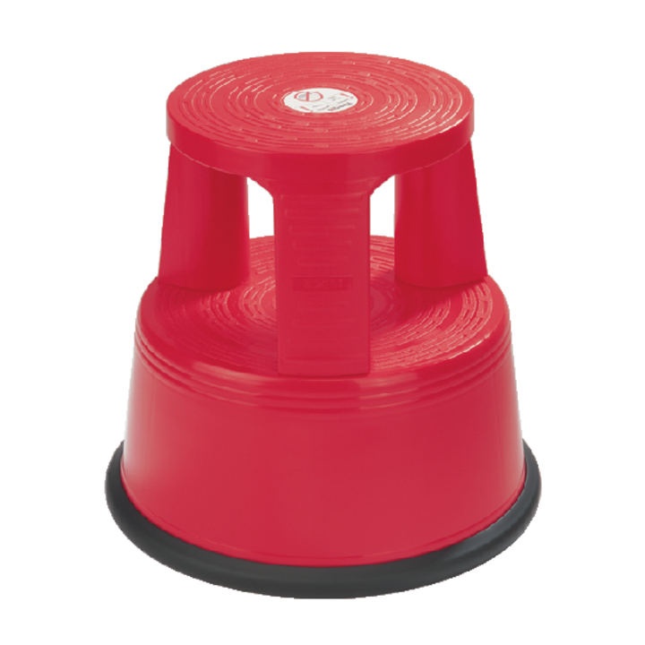 Opstapkruk dahle roll a step plastic rood - 0
