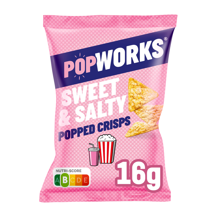 Chips popworks sweet salty 16gr(37281) - 1