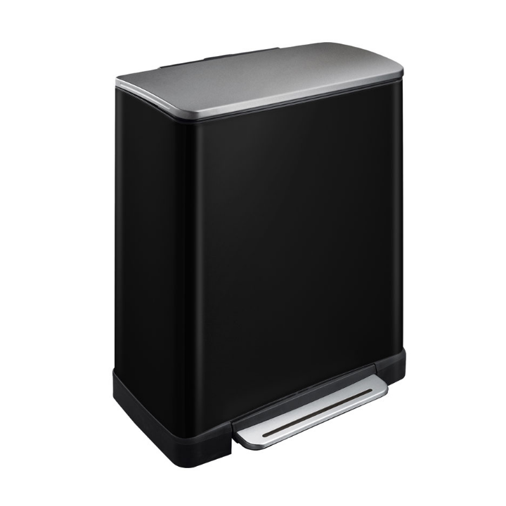 E-Cube EKO, pedaalemmer, 28+18 liter, zwart, VB 926846 - 0