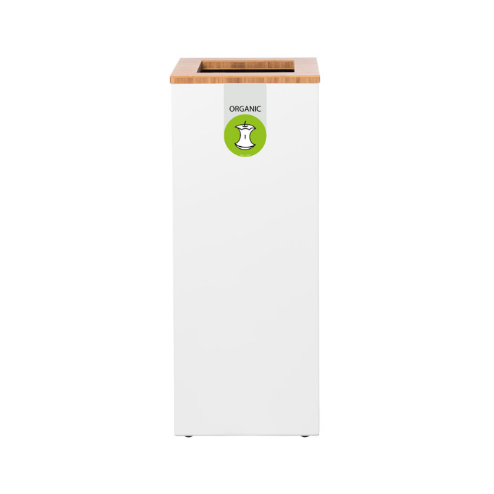 Lune Paxa Large, modulaire afvalscheidingsbak, 65 liter, wit, VB 730940 | GFT - 0