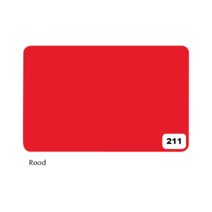 Folia, etalagekarton, 48x68cm, 380gr, 1-zijdig, rood, 65211E - 0