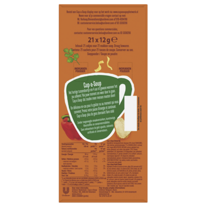 Cup-a-Soup, soep, 175ml, Chinese kip (21 zakjes) - 1