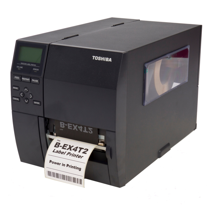 Toshiba, industrial labelprinter, B-EX4T2, 203 dpi, flathead - 0